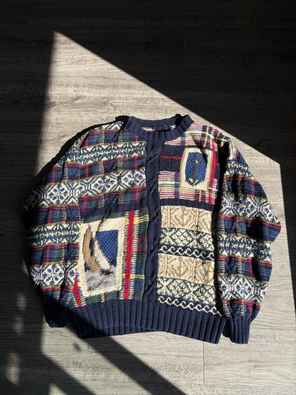 Nautica  Multicolor Patterned Men’s Knit Sweater